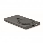 Cargador inalámbrico magnético de carga rápida y batería externa 15W color titanio decima vista
