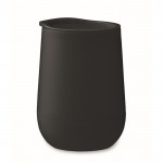 Vaso para llevar de doble pared cierre deslizante en la tapa color negro