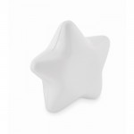 Clásica antiestrés en forma de estrella en distintos colores color blanco