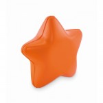 Clásica antiestrés en forma de estrella en distintos colores color naranja