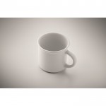 Taza monocromática en color mate con borde superior 300ml color blanco vista fotografía segunda vista