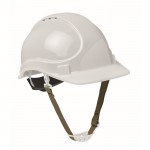 Casco de trabajo con diadema ajustable entre los 52 y 62cm color blanco