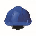 Casco de trabajo con diadema ajustable entre los 52 y 62cm color azul real septima vista