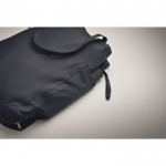 Paraguas antiviento con bolsa con compartimiento para almacenaje Ø100 color azul vista fotografía quinta vista