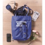 Paraguas antiviento con bolsa con compartimiento para almacenaje Ø100 color azul real vista bodegón principal