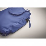 Paraguas antiviento con bolsa con compartimiento para almacenaje Ø100 color azul real vista fotografía quinta vista