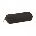 Paraguas antiviento con bolsa y estuche con cremallera Ø90 color negro tercera vista
