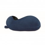 Almohada de viaje de espuma con diseño para dar soporte al cuello color azul sexta vista