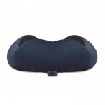 Almohada de viaje de espuma con diseño para dar soporte al cuello color azul septima vista