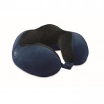 Almohada de viaje de espuma con diseño para dar soporte al cuello color azul vista principal