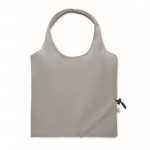 Bolsa compacta y plegable de la compra de algodón reciclado 140 g/m2 color gris cuarta vista