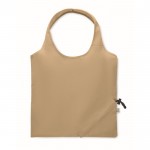 Bolsa compacta y plegable de la compra de algodón reciclado 140 g/m2 color caqui cuarta vista