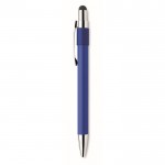 Bolígrafo antiestrés con spinner en la parte superior tinta azul color azul real sexta vista