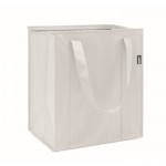 Bolsa nevera de non woven con aislamiento de aluminio 25L color blanco segunda vista