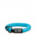 Llavero pulsera flotante ideal para portarlo en el agua color turquesa vista de impresión