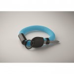 Llavero pulsera flotante ideal para portarlo en el agua color turquesa vista fotografía segunda vista