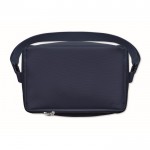 Bolsa nevera de RPET con detalle en la base de corcho 5L color azul marino cuarta vista