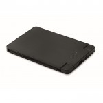 Powerbank magnética con cables incorporados en la misma 2.500 mAh color negro segunda vista