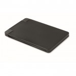 Powerbank magnética con cables incorporados en la misma 2.500 mAh color negro tercera vista