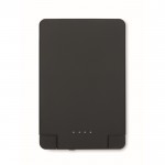 Powerbank magnética con cables incorporados en la misma 2.500 mAh color negro