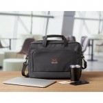 Maletín para portátil con asas y una correa de hombro ajustable 15'' color negro vista bodegón principal