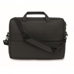 Maletín para portátil con asas y una correa de hombro ajustable 15'' color negro tercera vista