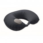 Almohada inflable de viaje con inflador y sistema de vaciado color azul novena vista
