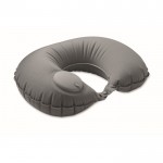 Almohada inflable de viaje con inflador y sistema de vaciado color gris oscuro novena vista