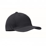 Gorra de poliéster con agujeros de ventilación y repelente al agua color azul marino