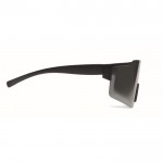 Gafas de sol deportivas con cristales de espejo y protección UV400 color negro tercera vista