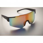 Gafas de sol deportivas con cristales de espejo y protección UV400 color multicolor vista fotografía cuarta vista