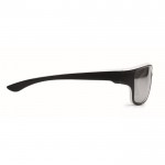 Gafas de sol deportivas con cristales de espejo y detalles a color color blanco tercera vista
