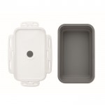 Fiambrera plegable de silicona de colores y capacidad de 1200ml color gris oscuro sexta vista