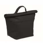 Bolsa nevera personal con cierre rolltop y asa de transporte color negro