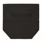 Bolsa nevera personal con cierre rolltop y asa de transporte color negro septima vista