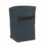 Bolsa nevera personal con cierre rolltop y asa de transporte color azul segunda vista