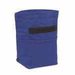 Bolsa nevera personal con cierre rolltop y asa de transporte color azul real segunda vista
