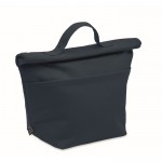 Bolsa nevera personal con cierre rolltop y asa de transporte color azul marino