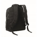 Mochila para portátil con bolsillos delante y a los lados 15'' color negro segunda vista