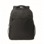 Mochila para portátil con bolsillos delante y a los lados 15'' color negro sexta vista