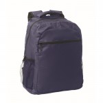 Mochila para portátil con bolsillos delante y a los lados 15'' color azul