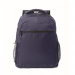 Mochila para portátil con bolsillos delante y a los lados 15'' color azul sexta vista