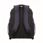 Mochila para portátil con bolsillos delante y a los lados 15'' color azul septima vista