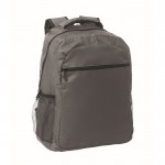 Mochila para portátil con bolsillos delante y a los lados 15'' color gris oscuro