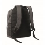 Mochila para portátil con bolsillos delante y a los lados 15'' color gris oscuro segunda vista