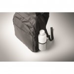 Mochila para portátil con bolsillos delante y a los lados 15'' color gris oscuro vista fotografía cuarta vista