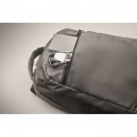 Mochila para portátil con bolsillos delante y a los lados 15'' color gris oscuro vista fotografía quinta vista