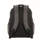 Mochila para portátil con bolsillos delante y a los lados 15'' color gris oscuro septima vista