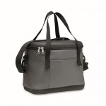 Bolsa nevera de lona con apertura en la parte superior 16L color gris oscuro