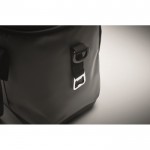 Bolsa nevera de lona con apertura en la parte superior 16L color gris oscuro vista fotografía cuarta vista